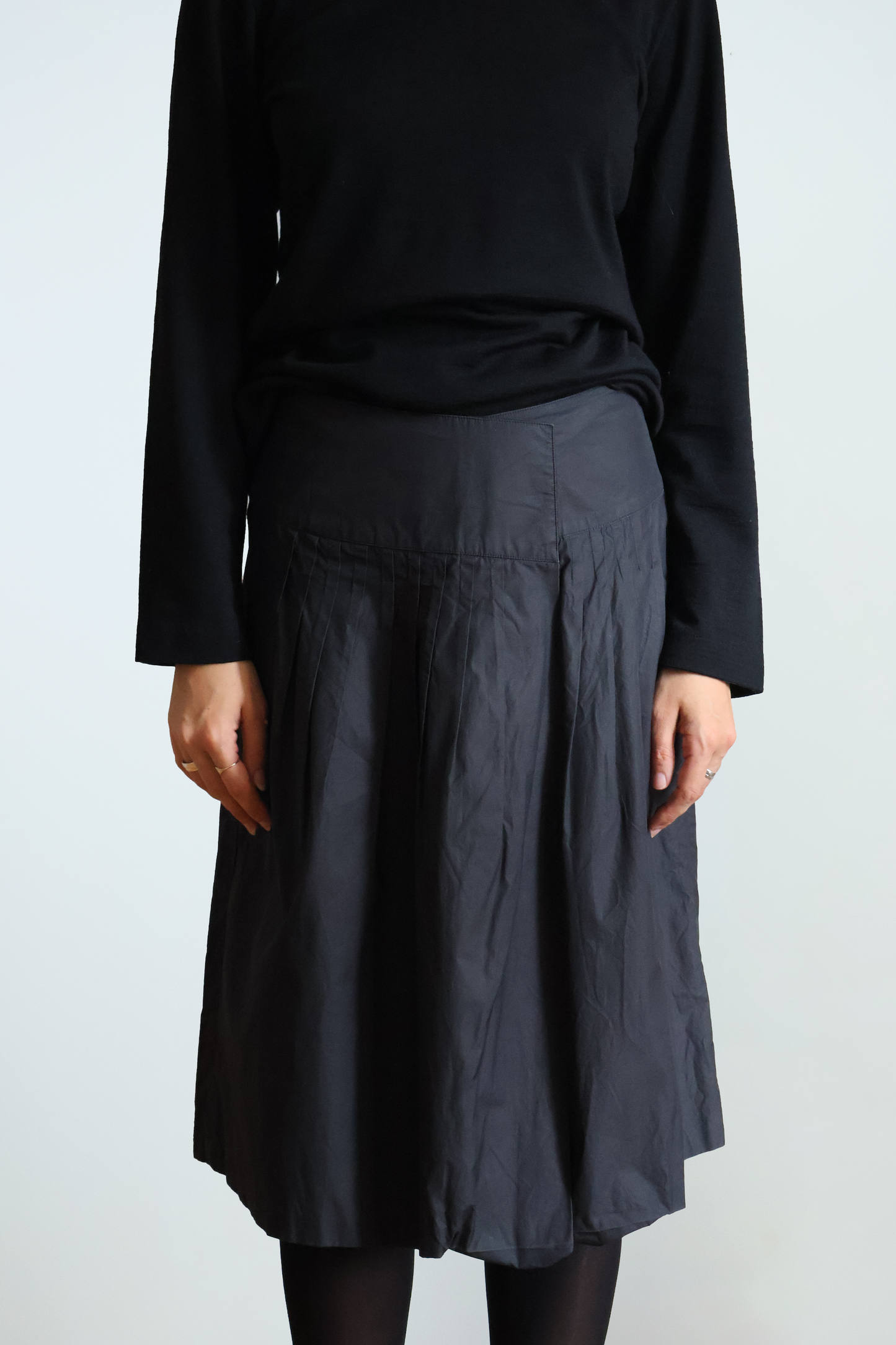 Cotton Pleated Skirt, Jil Sander